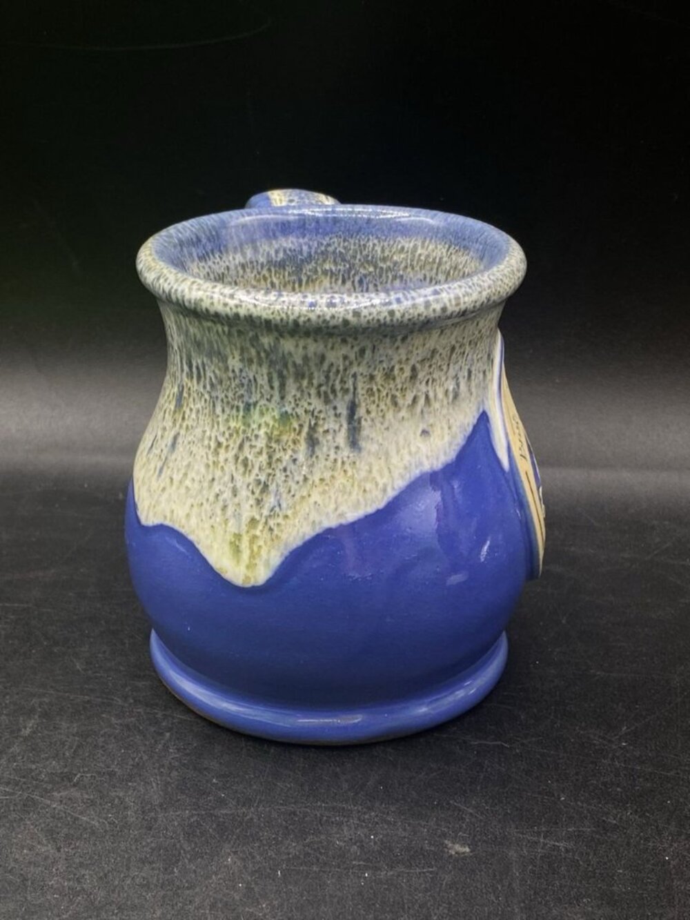 Another Broken Egg Cafe Deneen Pottery Blue Coffee Mug Cup Mountain Brook AL - Picture 5 of 8